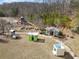 Aerial view of a community playground with vibrant play structures, including a slide and playhouses at 15 Lakeside Way, Cartersville, GA 30121