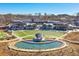 Community area with amphitheater, stage, and water feature, perfect for outdoor events at 1380 Magnolia Park Cir, Cumming, GA 30040