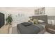 Comfortable bedroom with a queen bed, shutters, and neutral decor at 200 Ridge Bluff Ln, Suwanee, GA 30024