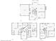 Layouts of Floor 1, Floor 2, and the Basement at 200 Ridge Bluff Ln, Suwanee, GA 30024