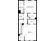 Upstairs layout features primary bedroom with bath, laundry, a second bedroom and additional bath at 453 Inkberry Dr, Atlanta, GA 30349