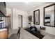 Office space features a mounted TV, a desk, and an exercise bike at 16 Jacobs Farm Ln # 8, Lawrenceville, GA 30045