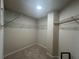 Spacious walk-in closet with carpet flooring and wire shelving for optimal storage and organization at 651 Deer Springs Way, Loganville, GA 30052