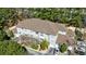 Aerial view of a townhome community featuring well-maintained landscaping, parking areas, and mature trees at 2700 Pine Tree Ne Rd # 4006, Atlanta, GA 30324