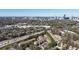 Aerial view showcasing the property's proximity to major highways and the Atlanta skyline in the distance at 2700 Pine Tree Ne Rd # 4006, Atlanta, GA 30324