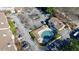 Aerial view of the community pool area with nearby parking and manicured greenery, providing a relaxing atmosphere at 2700 Pine Tree Ne Rd # 4006, Atlanta, GA 30324