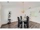 Dining area showcasing modern furnishings and hardwood floors at 175 Lagrange Ct, Fayetteville, GA 30214