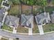 Bird's-eye view of the house, highlighting its backyard and surrounding neighborhood layout at 2031 Broadmoor Way, Fairburn, GA 30213