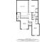 Detailed floor plan of the upper level, outlining bedroom and bathroom dimensions at 2031 Broadmoor Way, Fairburn, GA 30213