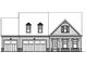 Traditional-style home featuring a front-facing, two-car garage and covered front porch at 1311 Lakeside Overlook, Canton, GA 30114