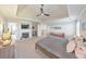 Large bedroom features a fireplace, sitting area, and view of the second floor at 1250 Rosette Way, Marietta, GA 30062