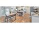 Well-equipped kitchen with hardwood floors, white cabinets, and stainless steel appliances at 1250 Rosette Way, Marietta, GA 30062