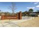 Brick sign, Logan Farm Park, marks the entrance, with playground and pavilion at 2474 Bayberry St # 33, Acworth, GA 30101