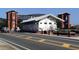 Street-level view of renovated train depot building with walkable bridge at 2474 Bayberry St # 33, Acworth, GA 30101