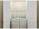 Convenient laundry closet featuring modern washer and dryer at 3635 E Paces Ne Cir # 1405, Atlanta, GA 30326