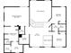 Detailed floor plan showcasing the layout of the second floor with room dimensions at 4381 Prather Son Dr, Loganville, GA 30052