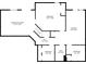 Detailed floor plan showcasing the layout of the basement with room dimensions at 4381 Prather Son Dr, Loganville, GA 30052