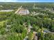 Expansive aerial view of the property, surrounded by lush greenery and a mix of residential and commercial areas at 4352 Treeline Way, Douglasville, GA 30135