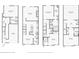 Combined floor plans of the home featuring 4 floors at 255 Southerland Ne Ter # 207, Atlanta, GA 30307