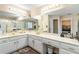 Bathroom with a double sink vanity, large mirrors and plenty of cabinet space at 1647 Club Vista Trce, Stone Mountain, GA 30088