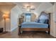 Bedroom with hardwood floors, sloped ceiling, and a large window at 614 Denali Dr, Mableton, GA 30126