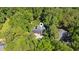 Bird's eye view of a residence tucked away amidst lush greenery, ensuring privacy and tranquility at 7530 Heard Rd, Cumming, GA 30041