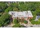 Aerial view of the property showcasing its brick facade and surrounding trees at 978 North Ne Ave # 307, Atlanta, GA 30306