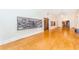 Spacious hallway with hardwood floors and unique decor at 978 North Ne Ave # 307, Atlanta, GA 30306