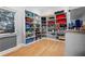 Spacious walk-in pantry with custom shelving and storage, plus a window for natural light at 4132 Carmain Ne Dr, Atlanta, GA 30342