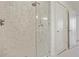 Bright and modern bathroom with a tiled shower and glass door at 675 Drewry Ne St # 201, Atlanta, GA 30306