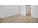 Bedroom with hardwood floors and ensuite bathroom access at 675 Drewry Ne St # 201, Atlanta, GA 30306