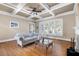 Cozy living room with fireplace, and an abundance of natural light at 2953 Kings Walk Ave, Marietta, GA 30062