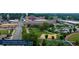 Aerial view of downtown Lawrenceville offering a host of shopping, dining, and entertainment at 1405 Lyon Way Dr, Lawrenceville, GA 30044