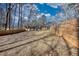 Spacious backyard with a wooden privacy fence and a large lawn at 115 Hollybrook Rd, Atlanta, GA 30349