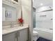 Charming bathroom with a tiled shower and bathtub, featuring a modern vanity at 17 Willow Ne Gln, Atlanta, GA 30342