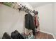 Walk-in closet featuring shelving and space for storing clothes and personal items at 305 Brassy Ct, Alpharetta, GA 30022