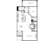 This floor plan shows an open concept kitchen, dining and Gathering room with elevator access on the first floor at 2315 Park Walke Dr, Alpharetta, GA 30009
