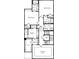 The owner's suite and bedrooms are displayed on this floor plan with elevator access on the second floor at 2315 Park Walke Dr, Alpharetta, GA 30009