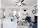 Inviting living room features a fireplace, comfortable seating, and an open-concept design for modern living at 1622 Aiden Way # 62, Conyers, GA 30013