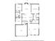 Detailed floor plan showcasing the layout of the bedrooms, bathrooms, kitchen, living room, and garage at 250 High Court Way, Locust Grove, GA 30248