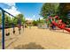 Well-equipped playground with slides, swings, and climbing structures for children at 250 High Court Way, Locust Grove, GA 30248