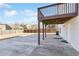 Patio with a spacious backyard at 615 Ceremony Way, Acworth, GA 30102