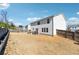 View of the expansive backyard, ready for landscaping and outdoor activities at 236 Augusta Walk, Canton, GA 30114