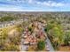 Aerial view of the community showing the street and surrounding landscape at 2570 Bradford Ne Sq, Atlanta, GA 30345