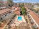 Aerial view of the community pool at 2570 Bradford Ne Sq, Atlanta, GA 30345