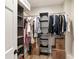 Well-organized closet with shelving and hanging rods, ready for easy storage and organization at 915 Homer Rd, Woodstock, GA 30188