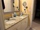 Bathroom with double sinks and granite countertops at 3381 Walkers Ridge Rd, Dacula, GA 30019