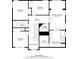 Detailed floor plan shows the layout of the second floor with bedrooms, bathrooms, and laundry area at 6498 Stonelake Sw Pl, Atlanta, GA 30331