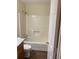 Bathroom featuring shower and tub combination at 6950 Oakhill Se Cir, Austell, GA 30168