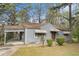 Exterior front view of a single story home with a covered porch and a small landscaped yard at 2057 Akron Se Dr, Atlanta, GA 30315
